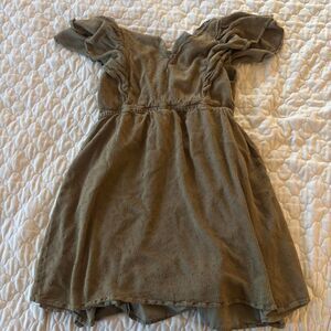 Unbranded Women's Green Cottagecore Fairy Spring Dress Size Small